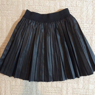 ムルーア(MURUA)の#MURUA#レザープリーツスカート(ミニスカート)