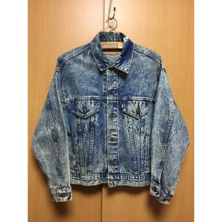 リーバイス(Levi's)のリーバイス 80sヴィンテージ ケミカルウォッシュデニムジャケット(Gジャン/デニムジャケット)