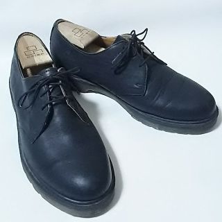 ドクターマーチン(Dr.Martens)の最高傑作王道!ドクターマーチン牛革レザー3ホールシューズ希少黒28cm(ドレス/ビジネス)