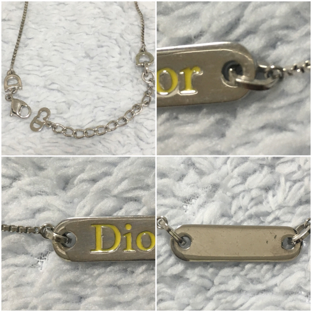 Christian Dior(クリスチャンディオール)の【専用商品】クリスチャンディオール  ロゴプレートネックレス レディースのアクセサリー(ネックレス)の商品写真