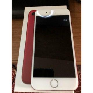 アップル(Apple)の貴重品 iPhone7 128GB RED DoCoMo 超美品！ 訳あり(スマートフォン本体)