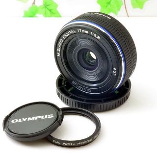 オリンパス(OLYMPUS)の✨広がる・ぼかせる広角単焦点✨オリンパス ミラーレス PEN用✨17mm 2.8(レンズ(単焦点))