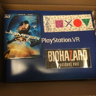 プレイステーション4(PlayStation4)のPSVR本体 国内正規品 ジャンパー3D&非売品ステッカー2枚付き！(家庭用ゲームソフト)