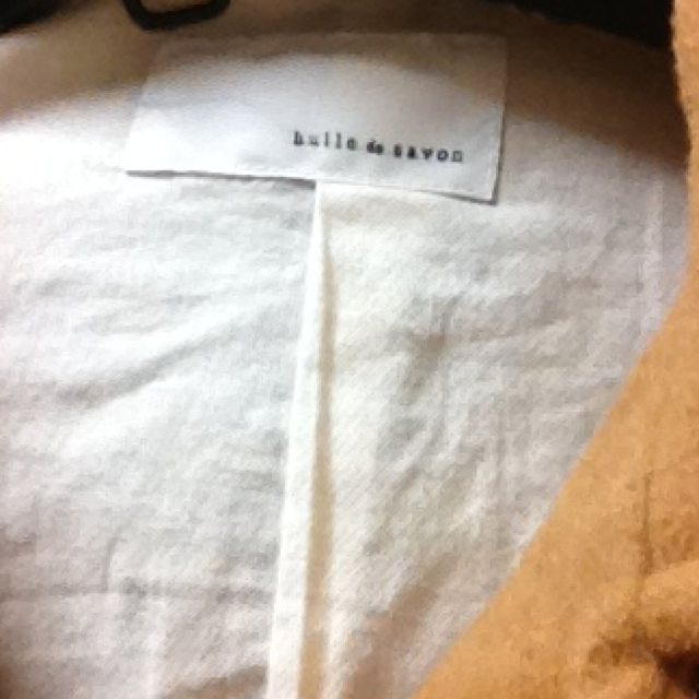 bulle de savon(ビュルデサボン)の丸襟コート レディースのジャケット/アウター(ロングコート)の商品写真