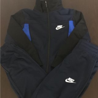 ナイキ(NIKE)の150㎝ Nike キッズ ジャージ上下セット ブラック×ネイビー(その他)