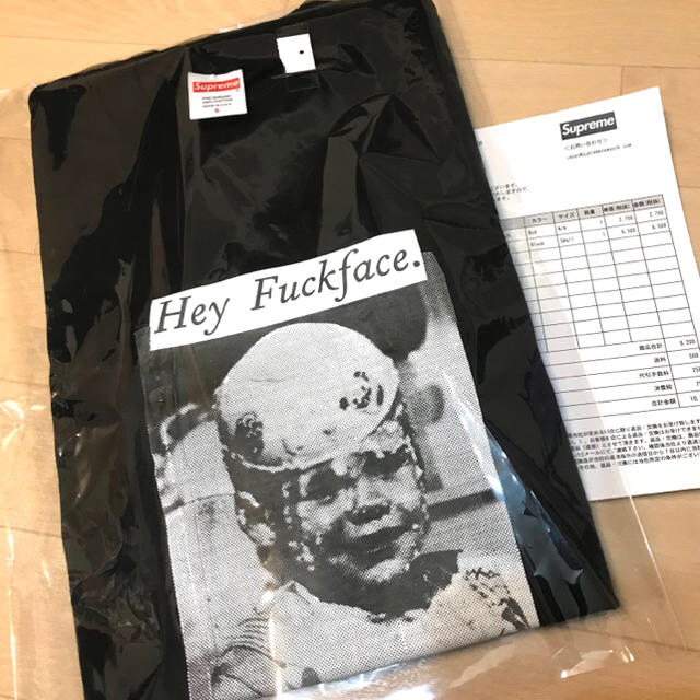 Sサイズ supreme 18ss Fuck Face Tee