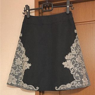 エムズグレイシー(M'S GRACY)のkapua様専用♡♡エムズグレイシー 黒のスカート(ひざ丈スカート)