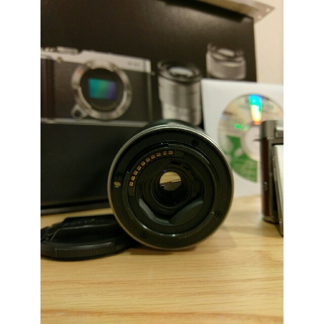 最終値下げ!美品☆FUJIFILMミラーレス一眼X-A1ブラウン標準ズーム