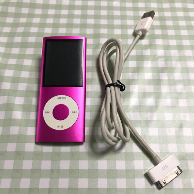 Apple(アップル)のiPod nano 第4世代 ピンク 16GB スマホ/家電/カメラのオーディオ機器(ポータブルプレーヤー)の商品写真