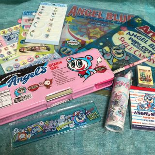 エンジェルブルー(angelblue)の新品エンジェルブルー ふでばこ他文具セット(ペンケース/筆箱)