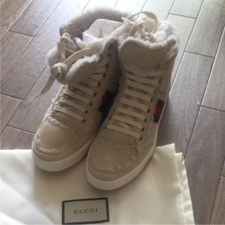 グッチ(Gucci)のMi様専用 ハイカットムートンスニーカー(スニーカー)