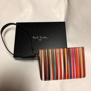 ポールスミス(Paul Smith)の期間限定値下げ🌻Paul Smith  ストライプ 定期入れ  ポールスミス(名刺入れ/定期入れ)