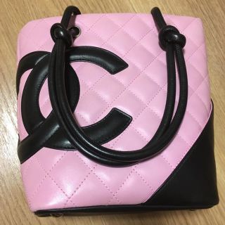 シャネル(CHANEL)のCHANEL カンボンライン ピンク❥(ハンドバッグ)