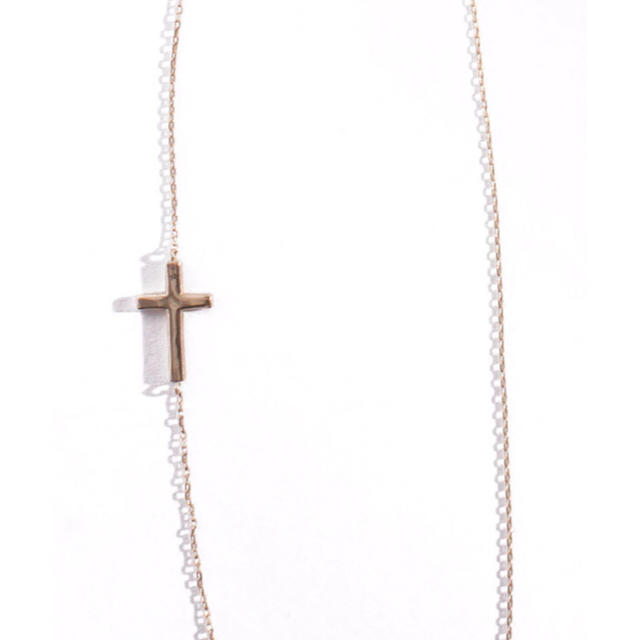 eimy istoire(エイミーイストワール)のeimy istoire／10K crossed necklace レディースのアクセサリー(ネックレス)の商品写真