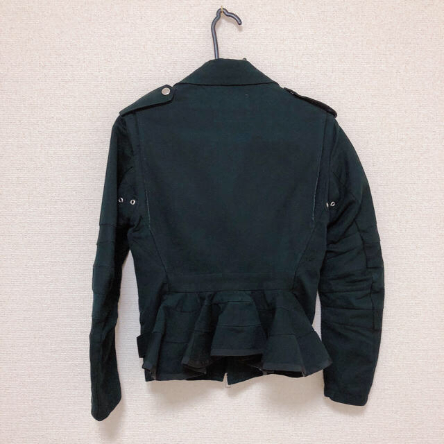 sacai(サカイ)のサカイ  リネンジャケット ライダース S レディースのジャケット/アウター(ライダースジャケット)の商品写真