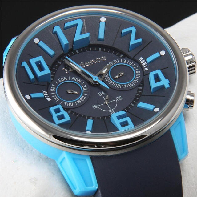 テンデンス TG765003 Ｇ４７ マルチ ブラックアンドブルー 腕時計