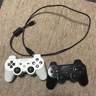 PS3 コントローラー2個 コード(その他)