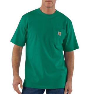 カーハート(carhartt)のCarhartt カーハート K87 ポケット Tシャツ 群青緑色 S 新品(Tシャツ/カットソー(半袖/袖なし))