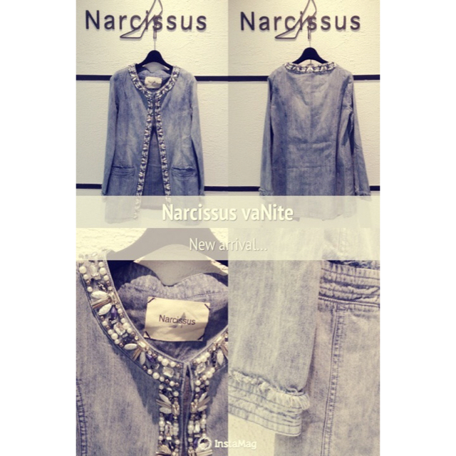 Narcissus ナルシス☆デニムジャケット☆ビジュー