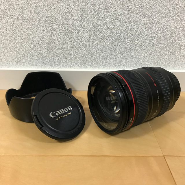 美品 プロテクター付き CANON EF 24-105mm F4L IS USM