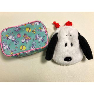 スヌーピー(SNOOPY)のスヌーピー ダイカット 巾着 & ポーチ セット(その他)