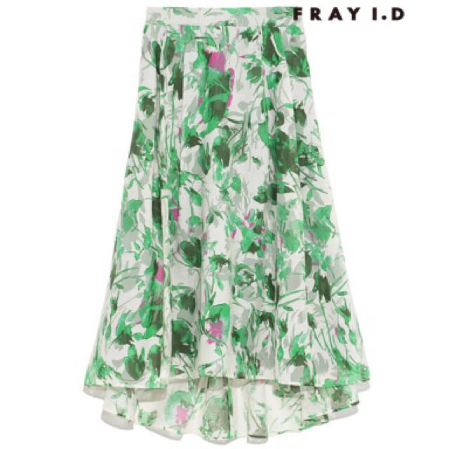 FRAY I.D(フレイアイディー)のフレイアイディー  オパールフレアースカート レディースのスカート(ひざ丈スカート)の商品写真