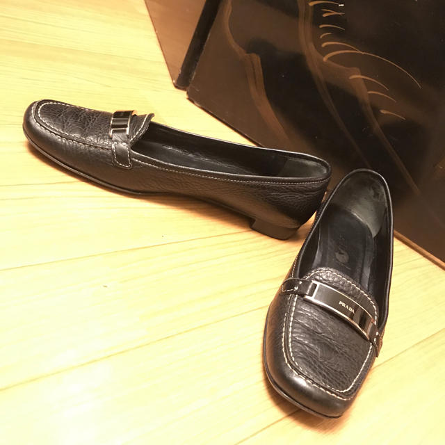 23.5size PRADA ローファー