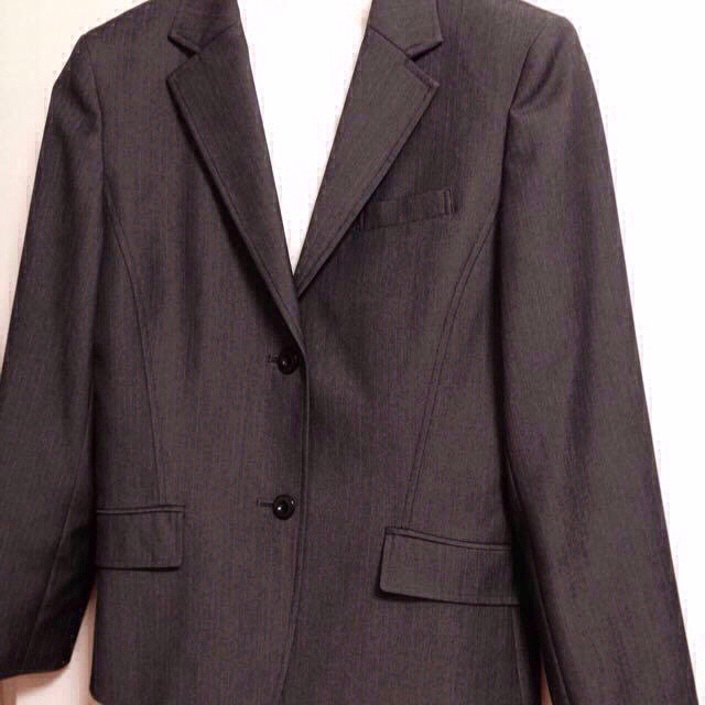 秋冬スーツ上下 レディースのフォーマル/ドレス(スーツ)の商品写真