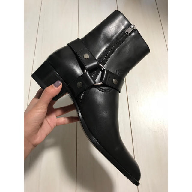 Saint Laurent クラシック ワイアット ハーネスブーツ