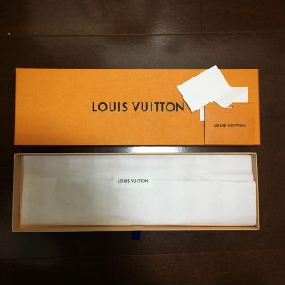 ルイヴィトン(LOUIS VUITTON)のLOUIS VUITTONルイヴィトン ネクタイ用空箱 メッセージカード付き(ネクタイ)