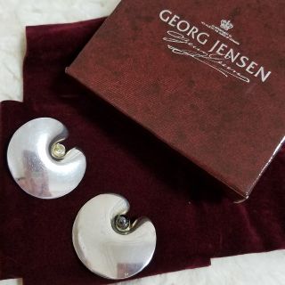 ジョージジェンセン(Georg Jensen)のGEORG JENSEN 睡蓮　イヤリング(ピアス)