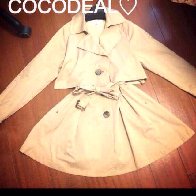 COCO DEAL(ココディール)のCOCODEAL トレンチコート  レディースのジャケット/アウター(トレンチコート)の商品写真