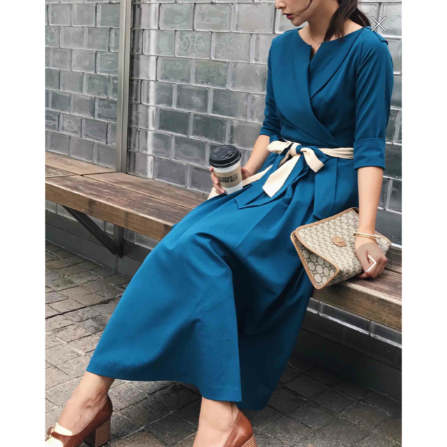 Ameri VINTAGE - AMERI VIOLA DOUBLE BELT DRESS の通販 by うにたん's