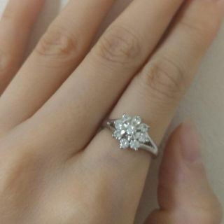 タサキ(TASAKI)のこげぱん様専用 田崎 ダイヤモンドリング pt900 0.5ct TASAKI(リング(指輪))