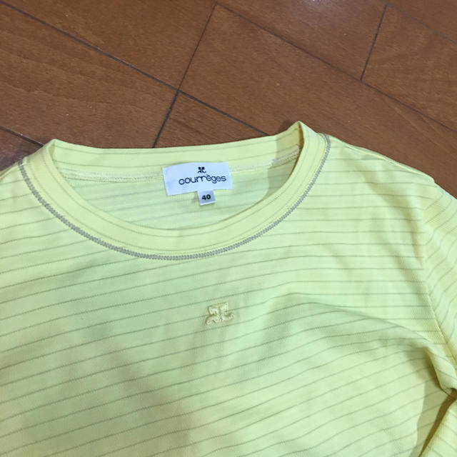 Courreges(クレージュ)のクレージュ  長袖  薄手  40サイズ レディースのトップス(カットソー(長袖/七分))の商品写真