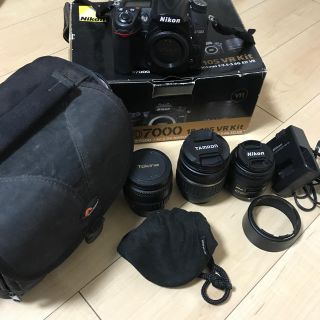 ニコン(Nikon)のYu様専用 Nikon ニコン d7000 レンズ3点 バッグ付き(デジタル一眼)