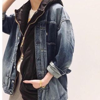 アパルトモンドゥーズィエムクラス(L'Appartement DEUXIEME CLASSE)の新品★アパルトモンSTAMMBAUM OVERSIZE DENIMJACKET(Gジャン/デニムジャケット)