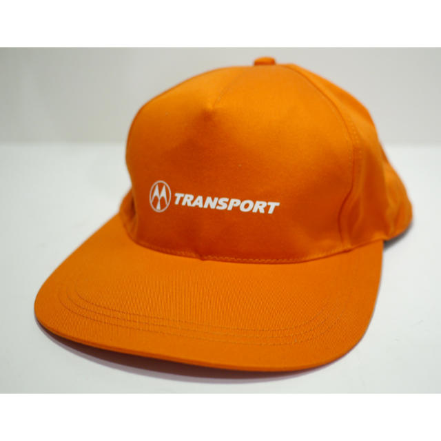 TRANSPORT(トランスポート)のTRANSPORT キャップ ほぼ未使用 オレンジ メンズの帽子(キャップ)の商品写真