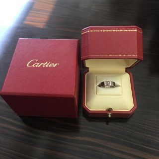 カルティエ(Cartier)のカルティエリング カルティエ リング ラブリング ホワイトゴールド(リング(指輪))