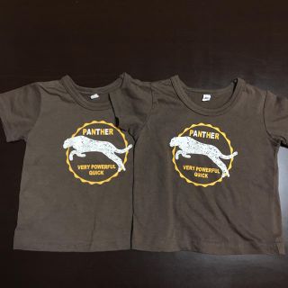 ニシマツヤ(西松屋)のTシャツ2枚セット 80 男の子 双子 年子(Ｔシャツ)