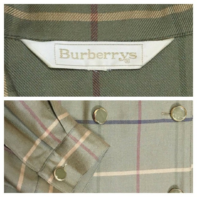 BURBERRY(バーバリー)の
高級ウールシルク バーバリー ジャケットブルゾン チェック Burberry レディースのトップス(シャツ/ブラウス(長袖/七分))の商品写真