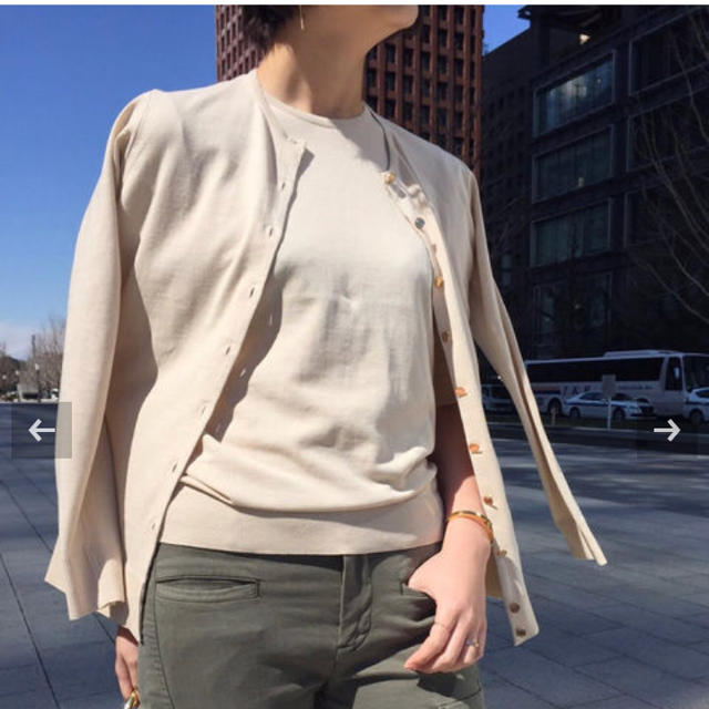 Deuxieme Classe 】FF30 GIZA クルーネックプルオーバー Deuxieme Classe 】FF30 GIZA クルーネックプルオーバー