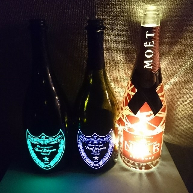 Dom Pérignon - LOHさん専用！光るシャンパン空瓶セット！の通販 by の