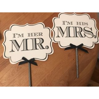 美品 ☆フォトプロップス MR&MRS(フォトプロップス)