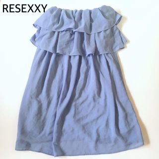 リゼクシー(RESEXXY)の美品！シフォンワンピース(ミニワンピース)