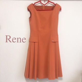 ルネ(René)のReneルネ プリンセスワンピース34◯フォクシー アナイ チェスティ好きに(ひざ丈ワンピース)