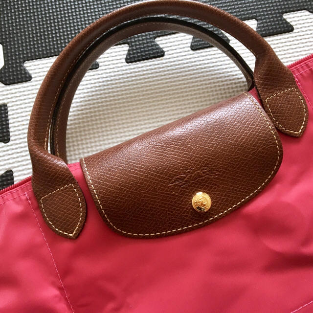 LONGCHAMP - ロンシャン ル・プリアージュ ハンドバッグ ダークピンクグレーの通販 by L Line ︎I will send