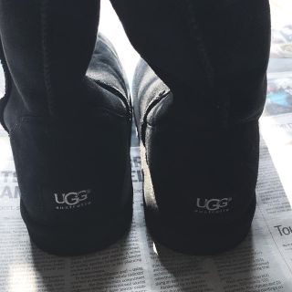 アグ(UGG)のUGG 黒 ショート 27cm(ブーツ)