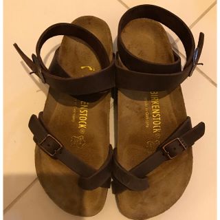 ビルケンシュトック(BIRKENSTOCK)の値下❗️《ほぼ新品》ビルケンシュトック  アンクルベルト サンダル(サンダル)