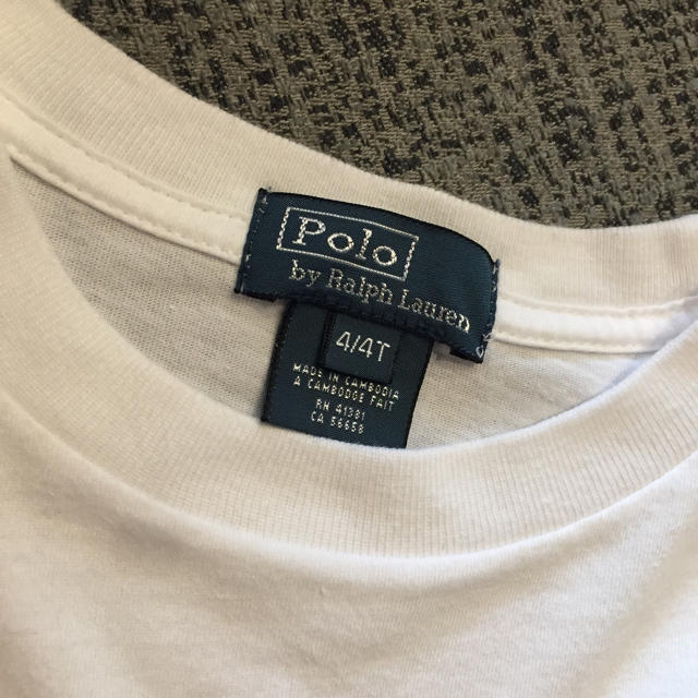 POLO RALPH LAUREN(ポロラルフローレン)の極美品♡ラルフローレン フラッグTシャツ 4T キッズ/ベビー/マタニティのキッズ服男の子用(90cm~)(Tシャツ/カットソー)の商品写真